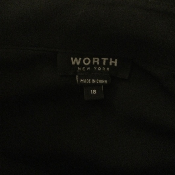 Worth Black Silk Crepe Blouse - Picture 8 of 10